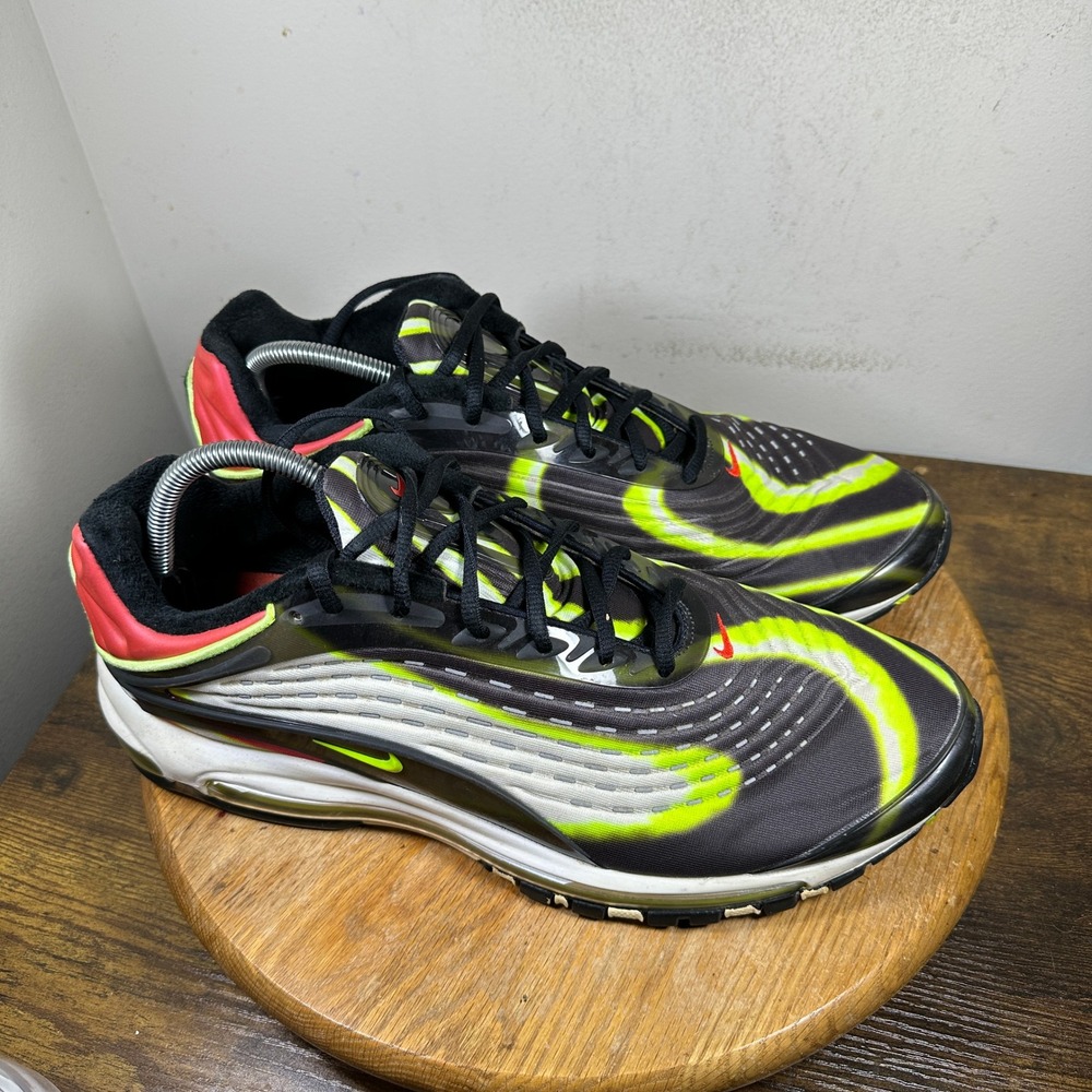 Nike Air Max Black Volt Deluxe Habanero AJ7831-003 Mens Size 14 Running Shoes